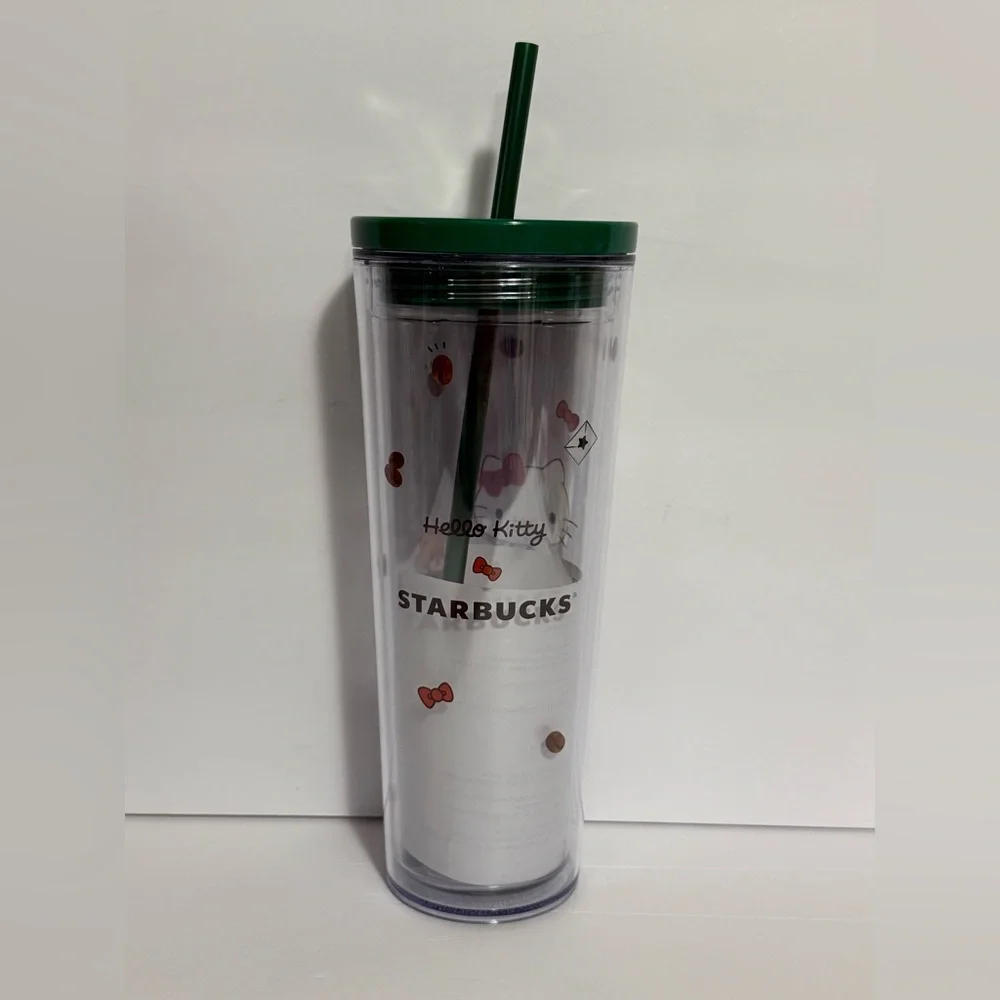 Starbucks x Hello Kitty Cold Cup Tumbler 2025 Acrylic 24 oz Limited Edition